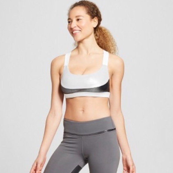 JoyLab | Sports Bra | Mixed Metals | NWT - Picture 3 of 8